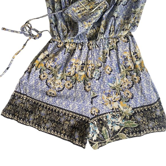 NWT BKE Angie Maxi Halter Dress womens M Split Shorts Sundress Beach - Picture 10 of 13